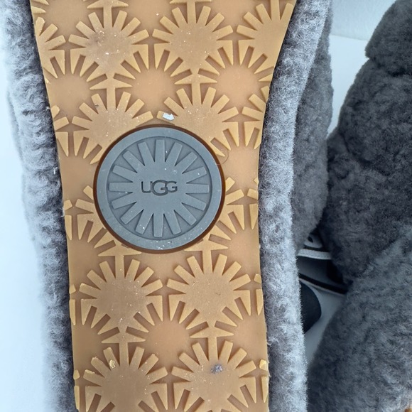 UGG Fluff Yeah gray‎ slippers/slides - Picture 6 of 6